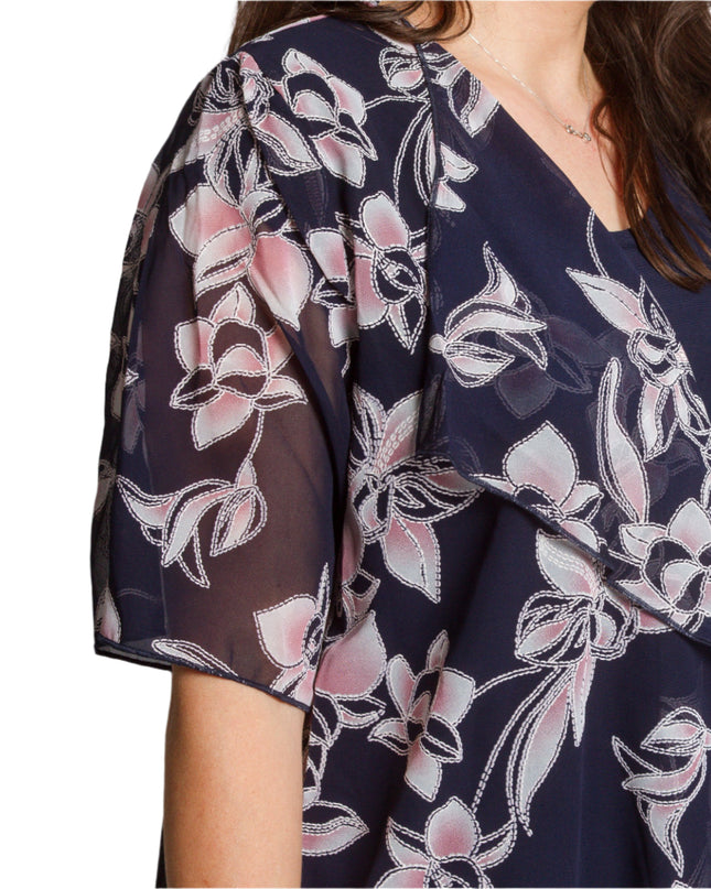 Σετ με τοπάκι και Αέρινο ζακετάκι με Λουλούδια