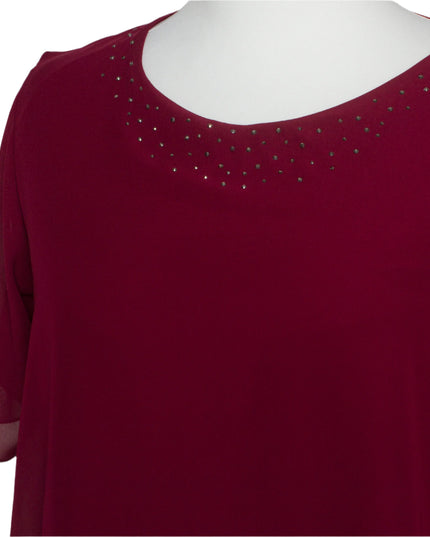 Βραδινό Φόρεμα Μπορντό - Επίσημο-Άνοιξη-Καλοκαίρι