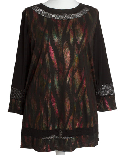 Επίσημη Μάξι Τουνίκ με Στοιχεία Λεπτού Δικτυού