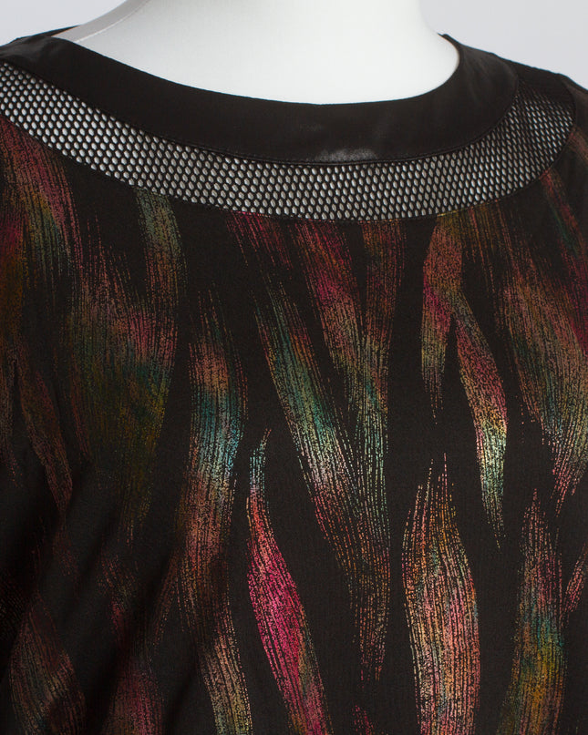 Επίσημη Μάξι Τουνίκ με Στοιχεία Λεπτού Δικτυού