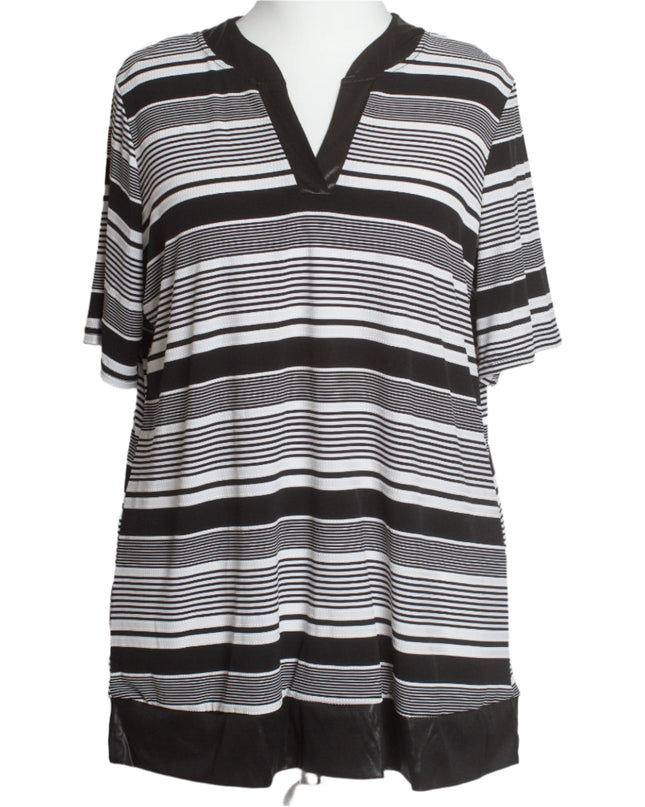 Κομψή Ριγέ Τουνίκ plus size