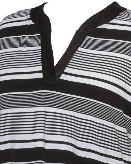 Κομψή Ριγέ Τουνίκ plus size