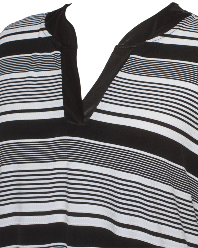 Κομψή Ριγέ Τουνίκ plus size