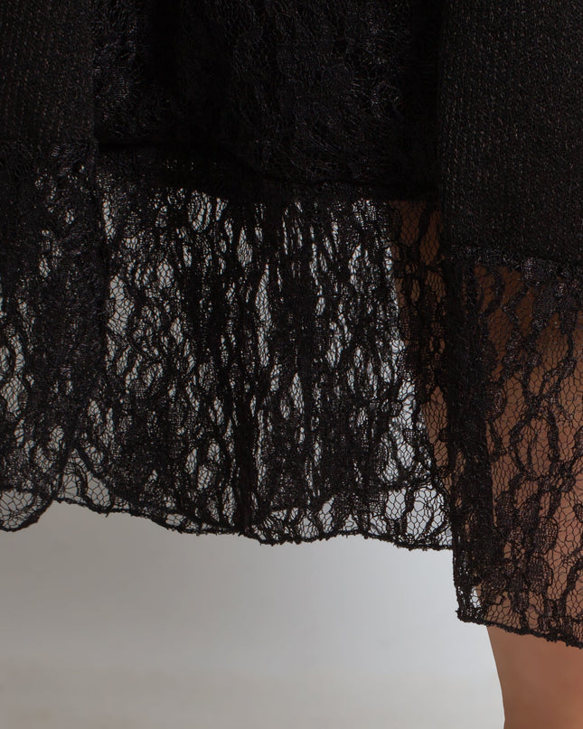 Μακρυ Φόρεμα με στοιχεία Δαντέλας