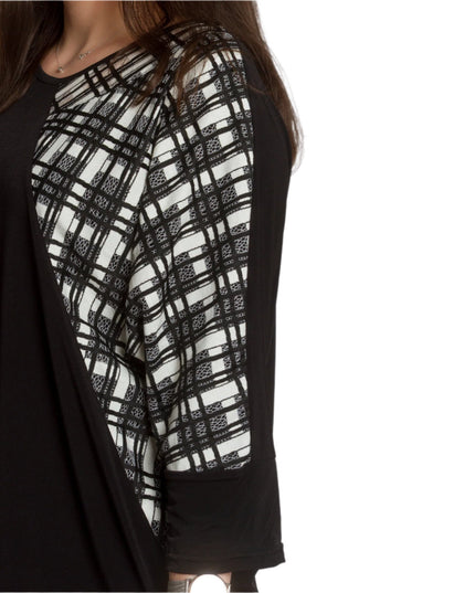 Μακριά Μαύρη Τουνίκ σε μεγάλο Μέγεθος