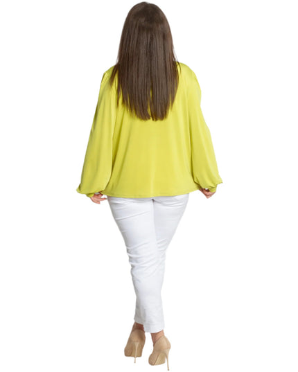 Κίτρινη Επίσημη Τουνίκ με Διακοσμητικά Στοιχεία