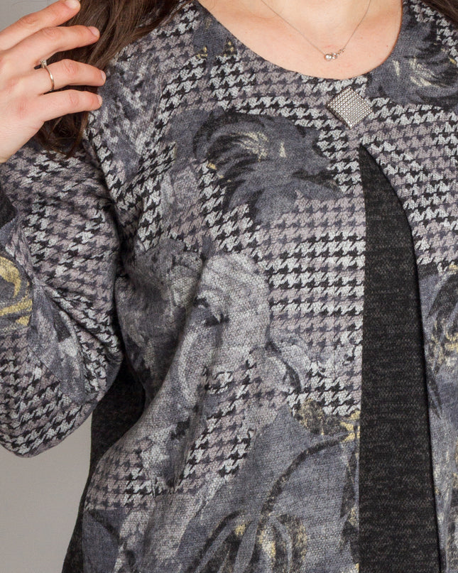 Στυλάτη Τουνίκ με καρφίτσα