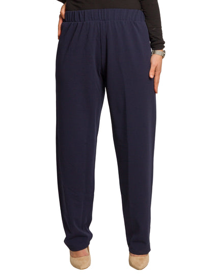 Γυναικείο Παντελόνι Μπλε με Λάστιχο στη Μέση