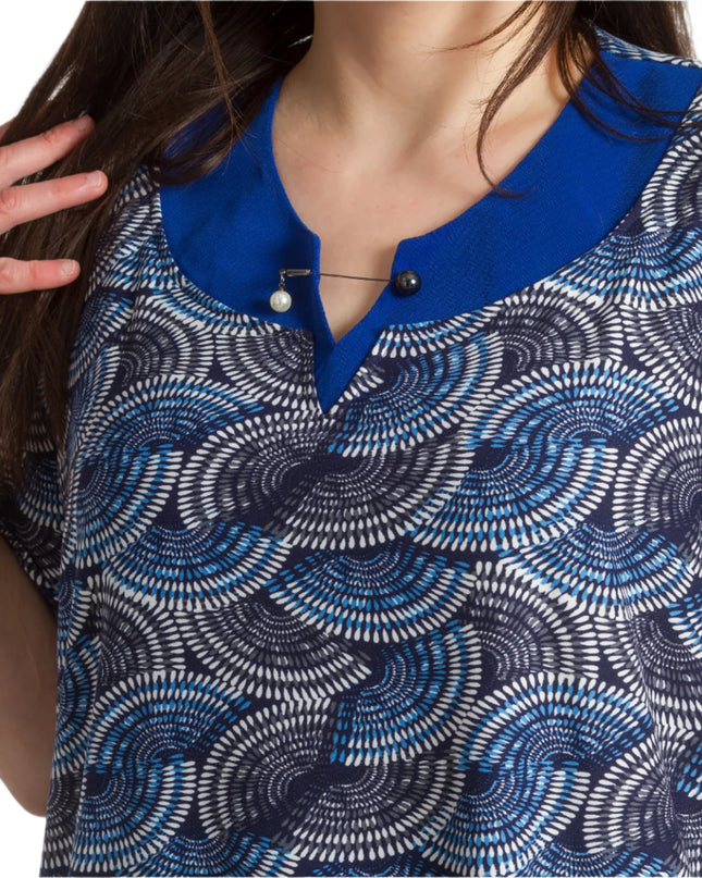 Κομψή  Τουνίκ με Όμορφο V-Ντεκολτέ