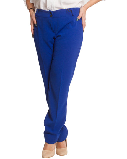 Επίσημο Γυναικείο Παντελόνι σε  Μπλε ρουά
