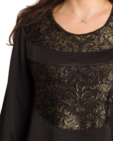 Επίσημη τουνίκ με χρυσά ανάγλυφα σε μεγάλα μεγέθη