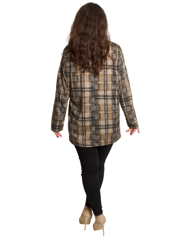 Γυναικεία ίσια καρό τουνίκ