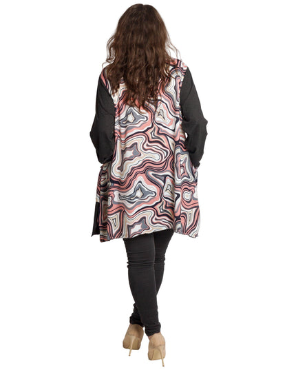 Τουνίκ με τσέπες και φαρδιά γραμμή