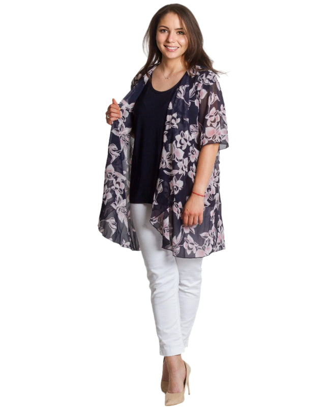 Σετ με τοπάκι και Αέρινο ζακετάκι με Λουλούδια