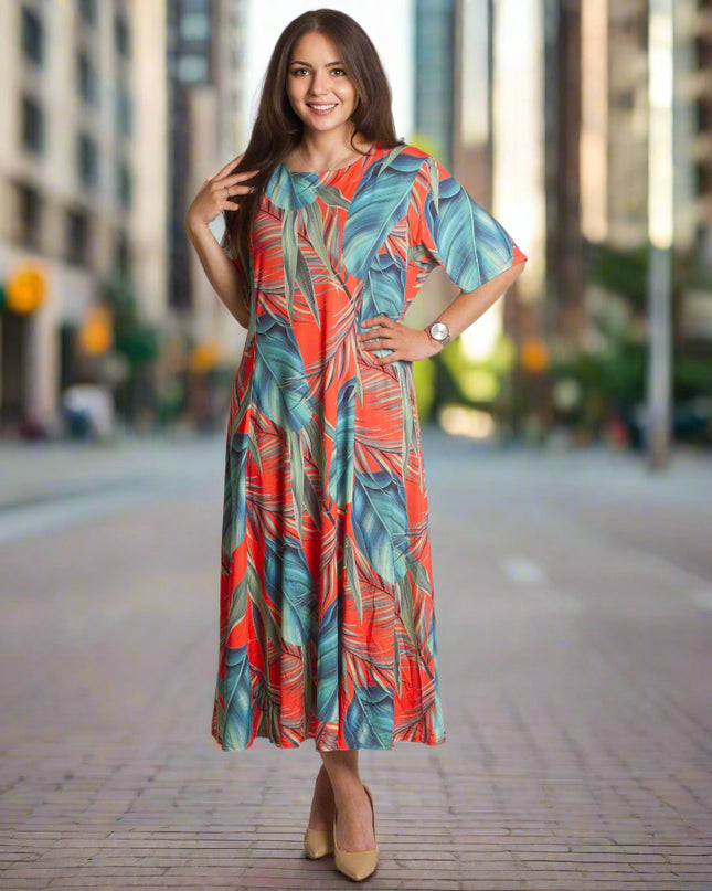 Φόρεμα Επίσημο - Πολύχρωμο- Άνοιξη-Καλοκαίρι