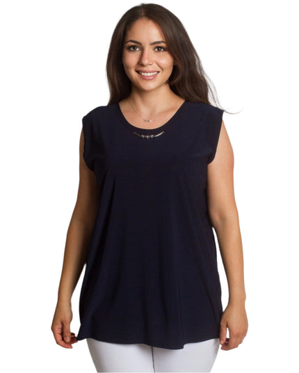 Επίσημο σετ με τοπ και σιφόν ζακετάκι