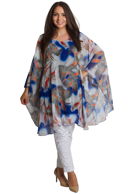 Αέρινη Επίσημη Τουνίκ Σιφόν σε Μεγάλα Μεγέθη