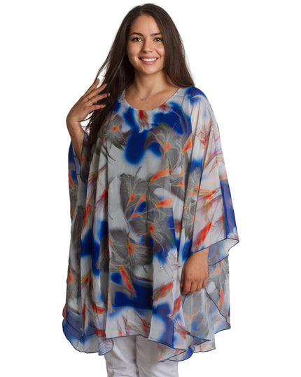 Αέρινη Επίσημη Τουνίκ Σιφόν σε Μεγάλα Μεγέθη