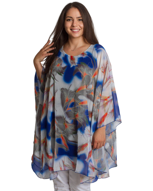 Αέρινη Επίσημη Τουνίκ Σιφόν σε Μεγάλα Μεγέθη