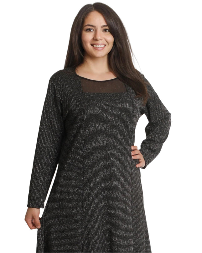 Επίσημο Μακρύ Φόρεμα με Τούλι σε Μεγάλα Μεγέθη