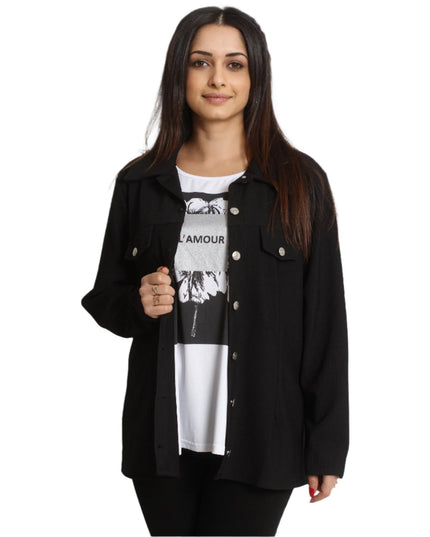 Σετ δύο κομματιών μεγάλα μεγέθη - Μπλούζα και Σακάκι - Άνοιξη-Καλοκαίρι