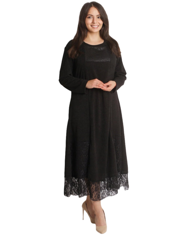 Μακρυ Φόρεμα με στοιχεία Δαντέλας