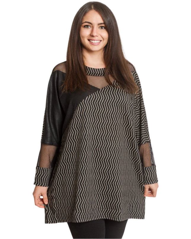 Επίσημη Τουνίκ Μαύρη με τούλι - Φθινόπωρο-Χειμώνας