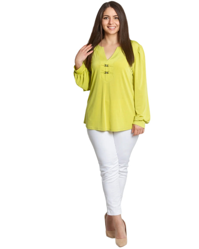 Κίτρινη Επίσημη Τουνίκ με Διακοσμητικά Στοιχεία