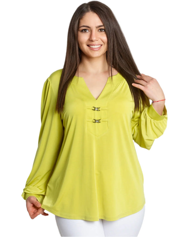 Κίτρινη Επίσημη Τουνίκ με Διακοσμητικά Στοιχεία