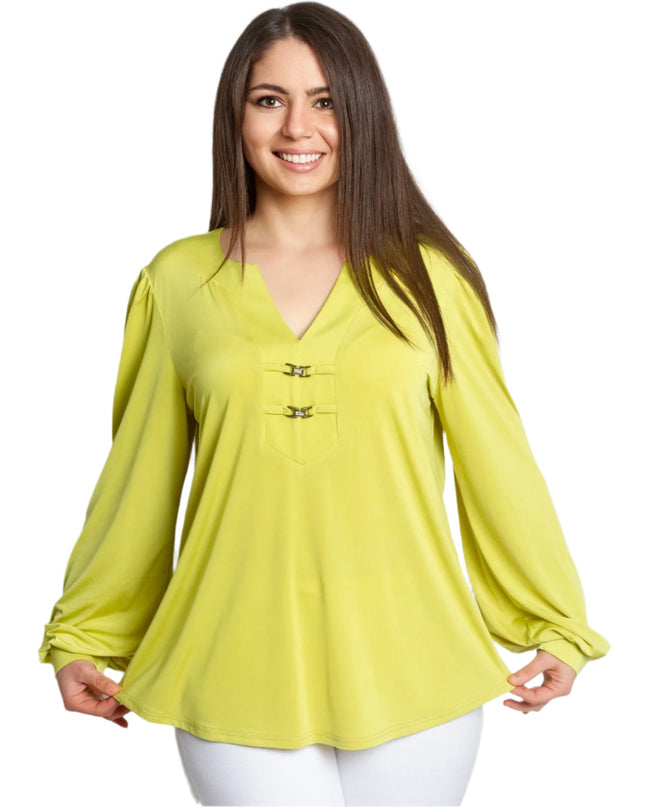 Κίτρινη Επίσημη Τουνίκ με Διακοσμητικά Στοιχεία