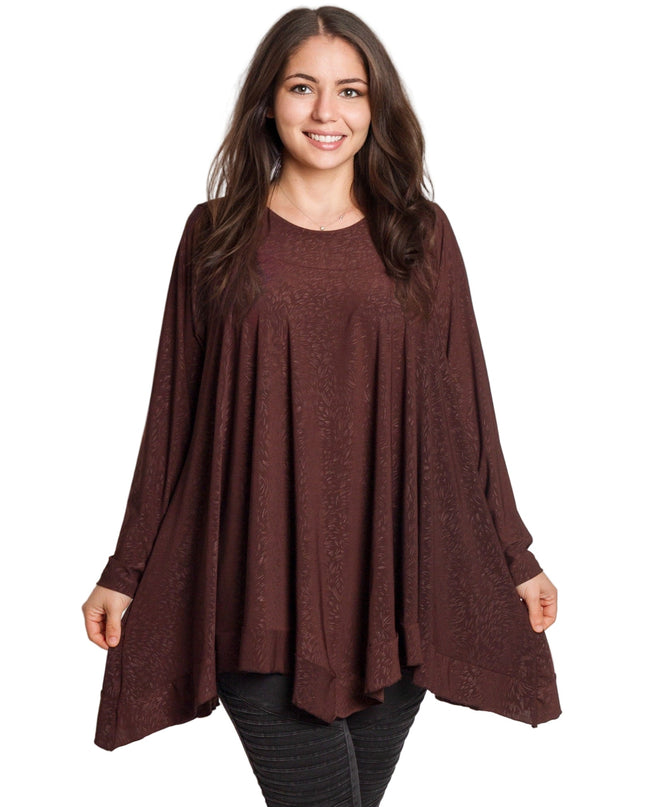 Εντυπωσιακή τουνίκ με ανάγλυφο και άνετη γραμμή