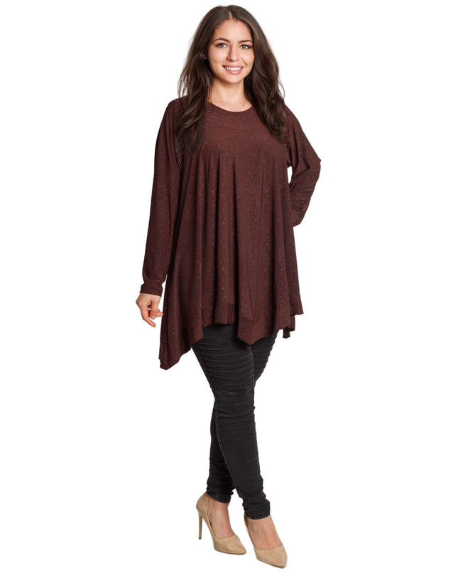 Εντυπωσιακή τουνίκ με ανάγλυφο και άνετη γραμμή