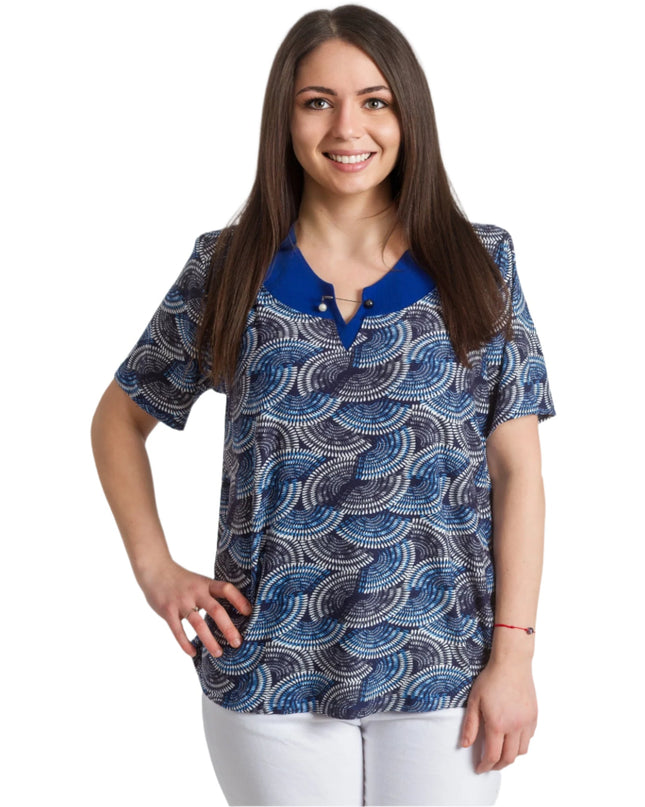 Κομψή  Τουνίκ με Όμορφο V-Ντεκολτέ