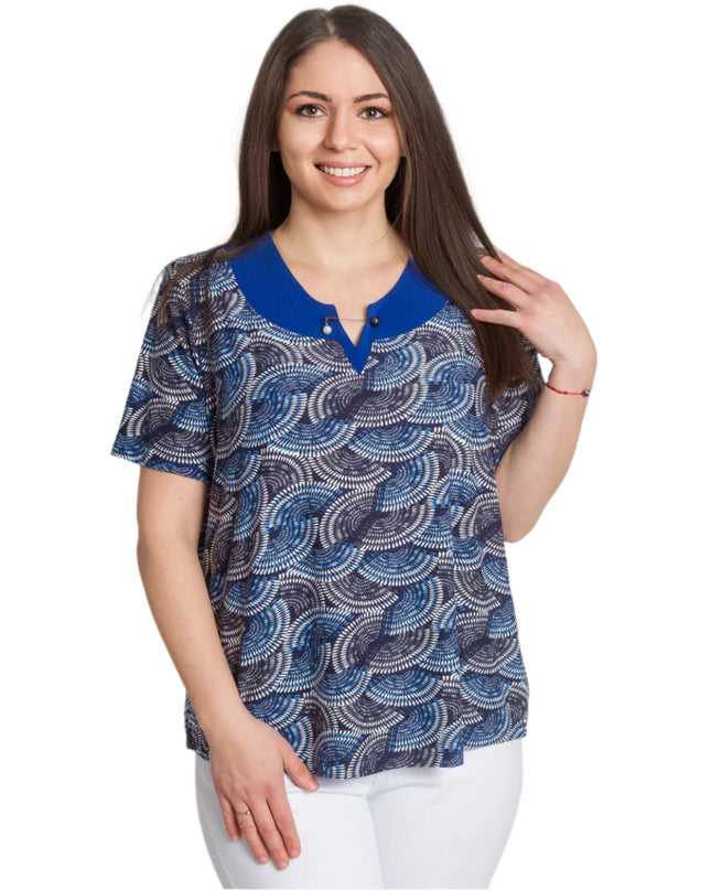 Κομψή  Τουνίκ με Όμορφο V-Ντεκολτέ