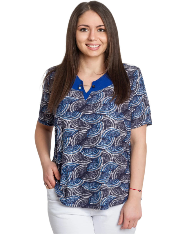 Κομψή  Τουνίκ με Όμορφο V-Ντεκολτέ