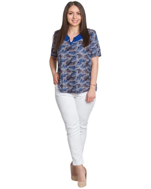 Κομψή  Τουνίκ με Όμορφο V-Ντεκολτέ