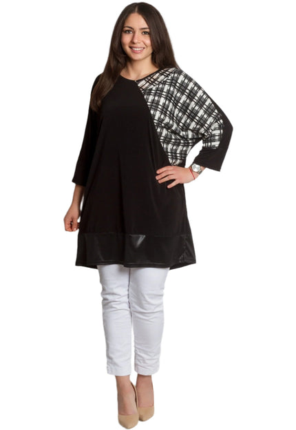 Μακριά Μαύρη Τουνίκ σε μεγάλο Μέγεθος