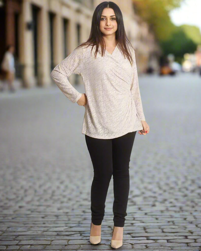 Κομψή Τουνίκ Μπέζ - Φθινόπωρο-Χειμώνας