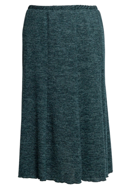 Φούστα σε πράσινο ελιάς μεγάλα μεγέθη