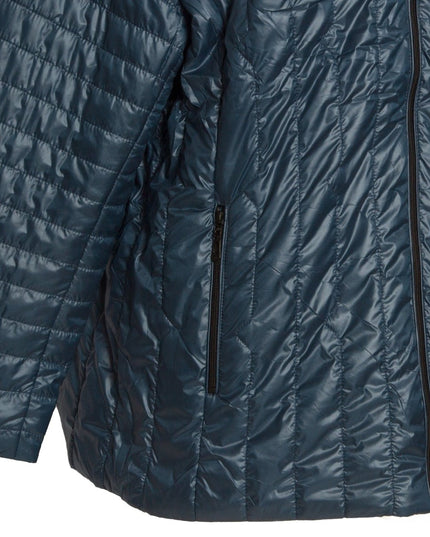 Дамско яке в големи размери със сваляща се качулка - Maxi Market