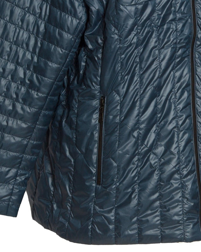 Дамско яке в големи размери със сваляща се качулка - Maxi Market