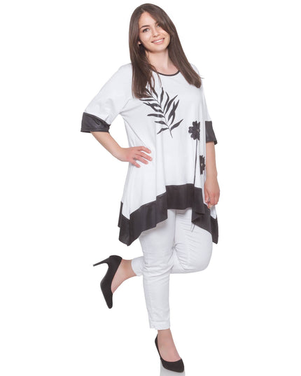 Λεύκη κλός τουνίκ με λουλούδια- Άνοιξη-Καλοκαίρι