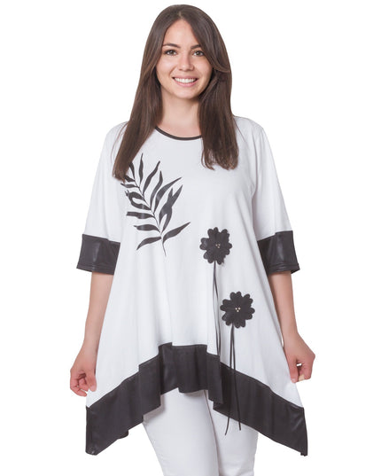 Λεύκη κλός τουνίκ με λουλούδια- Άνοιξη-Καλοκαίρι
