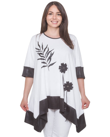 Λεύκη κλός τουνίκ με λουλούδια- Άνοιξη-Καλοκαίρι