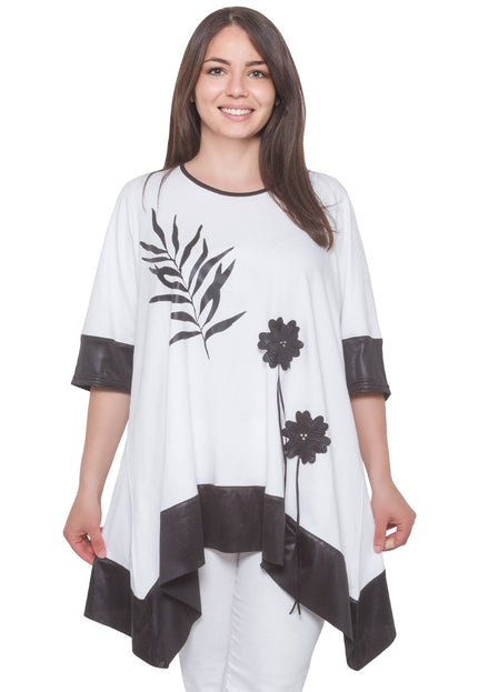 Λεύκη κλός τουνίκ με λουλούδια- Άνοιξη-Καλοκαίρι