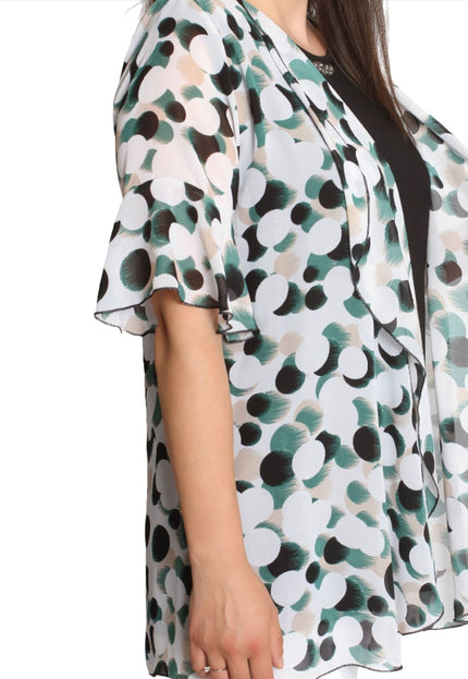 Σετ δύο κομματιών για γυναίκες - 2XL, 3XL, 4XL, 5XL - Άνοιξη-Καλοκαίρι