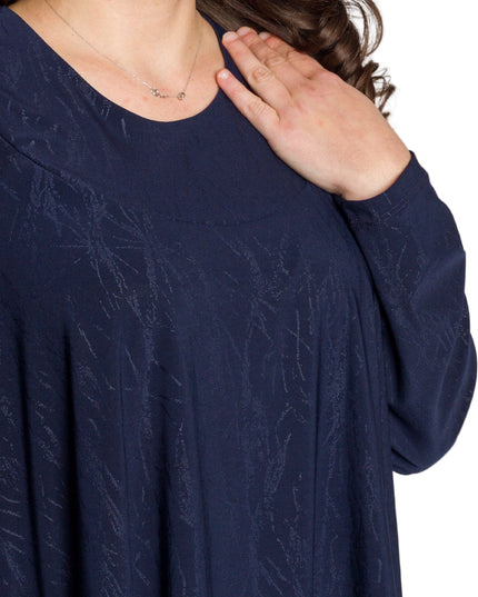 Επίσημη τουνίκ σε σκούρο μπλέ μεγάλα μεγέθη