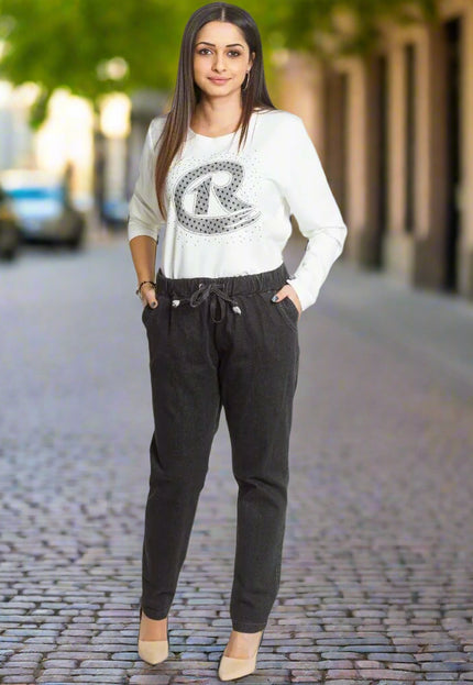 Τζιν Μαύρο - Casual - Pockets - Φθινόπωρο-Χειμώνας